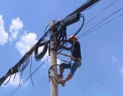 岁月静好，不过是有人为你负热前行——湘乡38℃高温下的光缆守护者